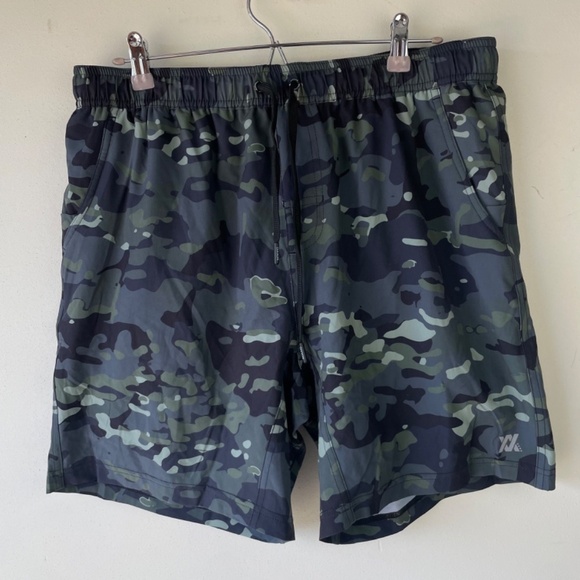Dixxon Flannel Co Camo Lined Drawstring Athletic Shorts - Picture 4 of 11